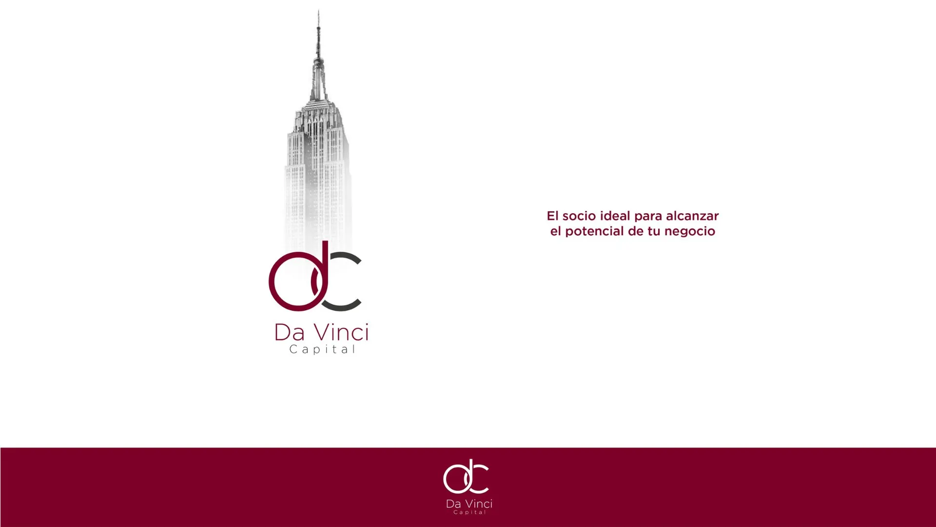 Proyecto de branding para Da Vinci Capital desarrollado por Bold & Co.
